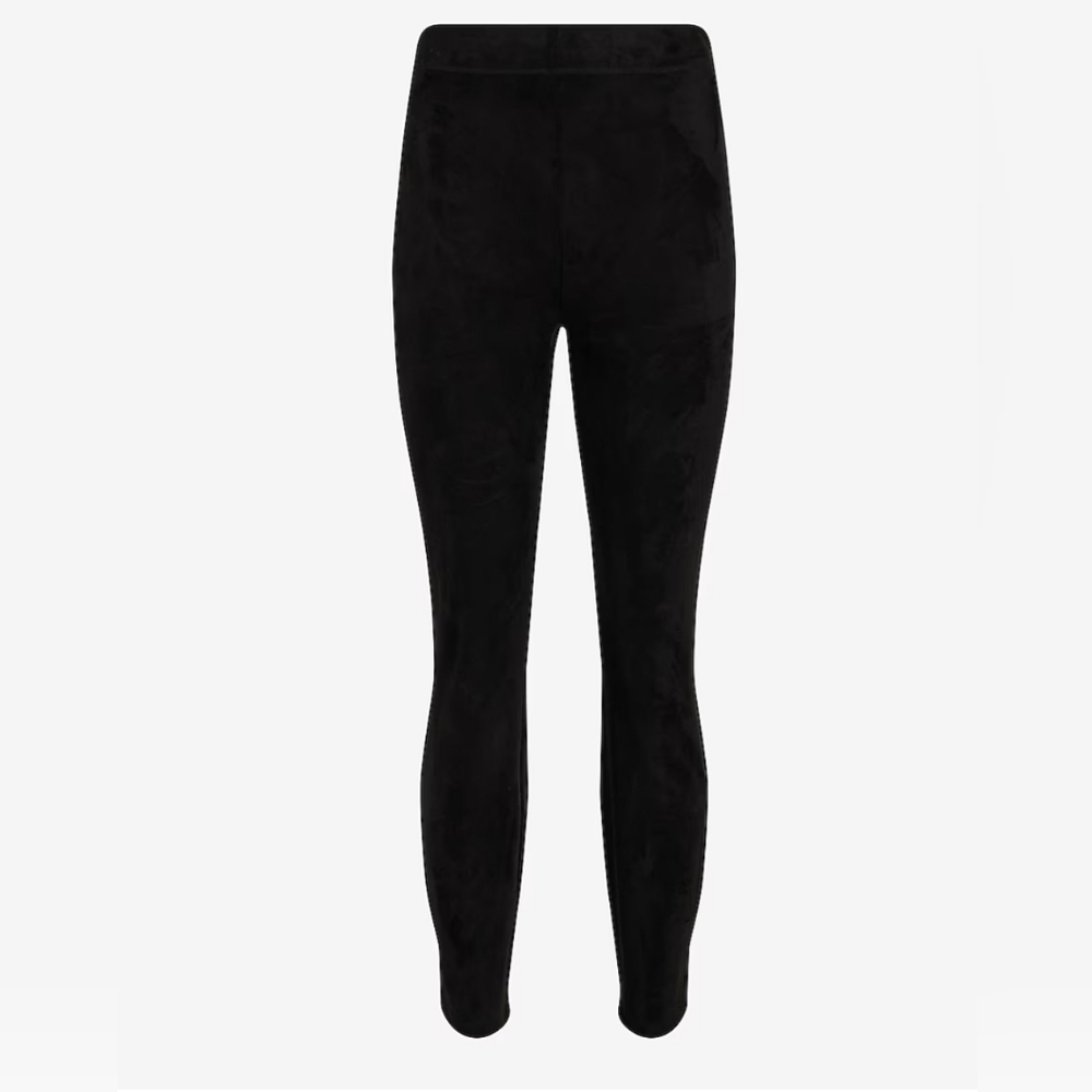 Express High Waisted Faux Suede Leggings Size L NWT - Picture 7 of 7